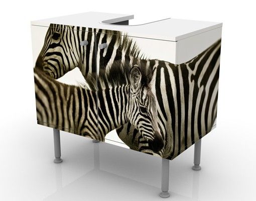 Wash basin cabinet design - Zebra Couple