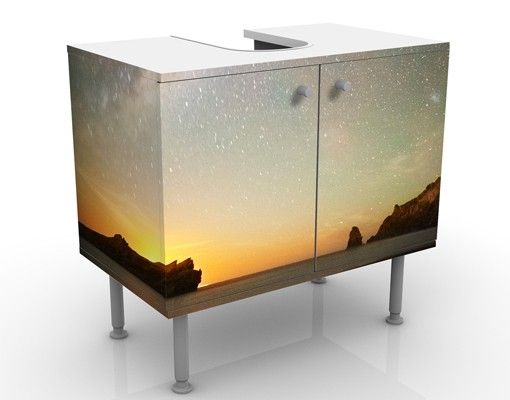 Wash basin cabinet design - Starry Sky Above The Ocean
