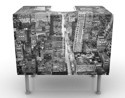 Wash basin cabinet design - Midtown Manhattan II