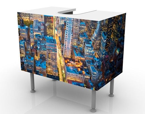 Wash basin cabinet design - Midtown Manhattan