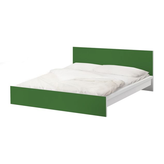 Adhesive film for furniture IKEA - Malm bed 180x200cm - Colour Dark Green