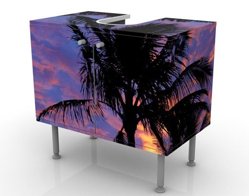 Wash basin cabinet design - Palms