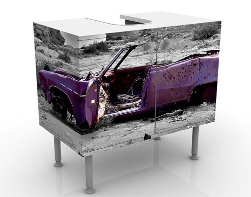 Wash basin cabinet design - Pink Cadillac