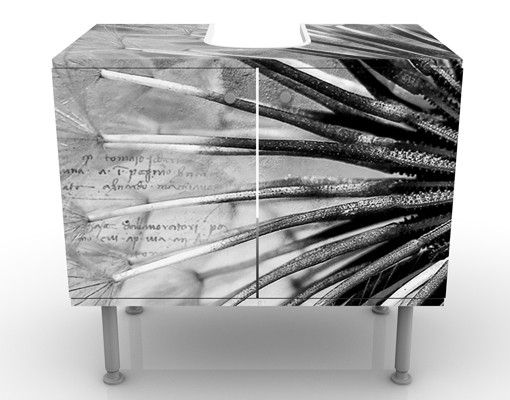 Wash basin cabinet design - Dandelion Black & White