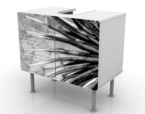 Wash basin cabinet design - Dandelion Black & White