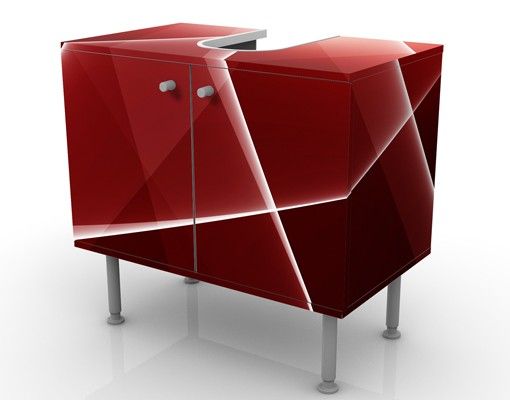 Wash basin cabinet design - Red Reflection