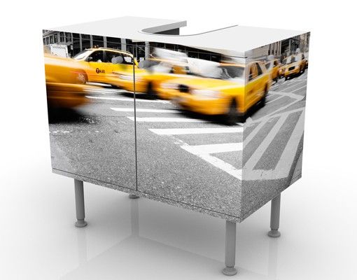 Wash basin cabinet design - Bustling New York