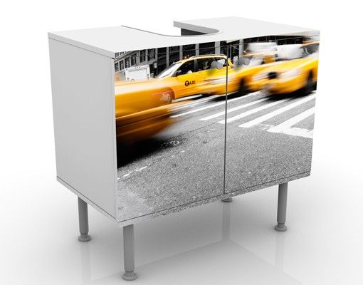 Wash basin cabinet design - Bustling New York