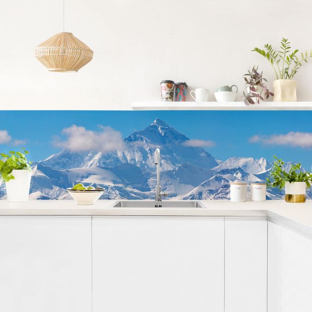 Kitchen splashbacks Mount Everest