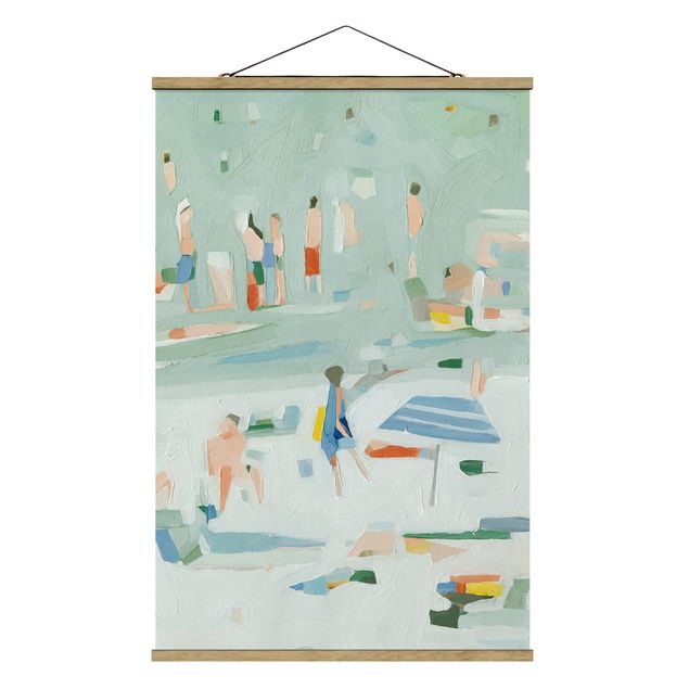 Fabric print with poster hangers - Summer Confetti II