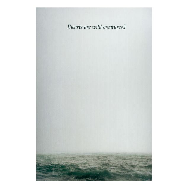 Magnetic memo board - Poetic Landscapes - Hearts
