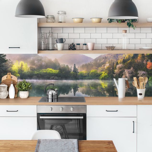 Kitchen wall cladding - Morning Tranquility