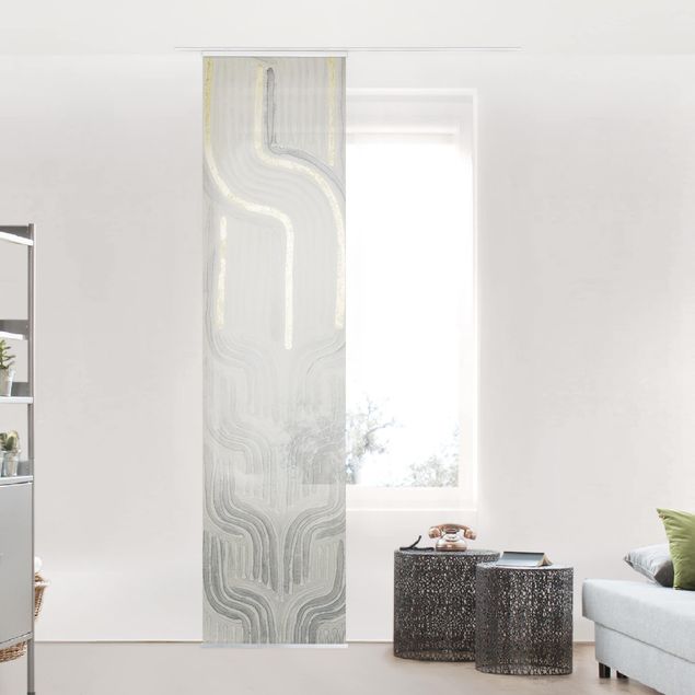 Sliding panel curtains set - Chenille II