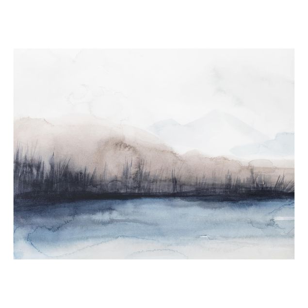 Glass Splashback - Lakeside With Mountains II - Landscape 3:4