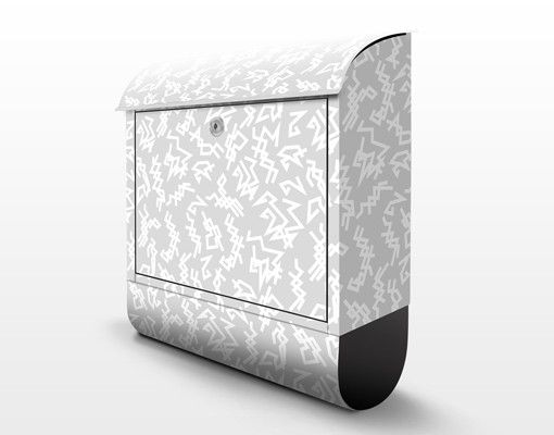 Letterbox - Zigzag Repeating Pattern
