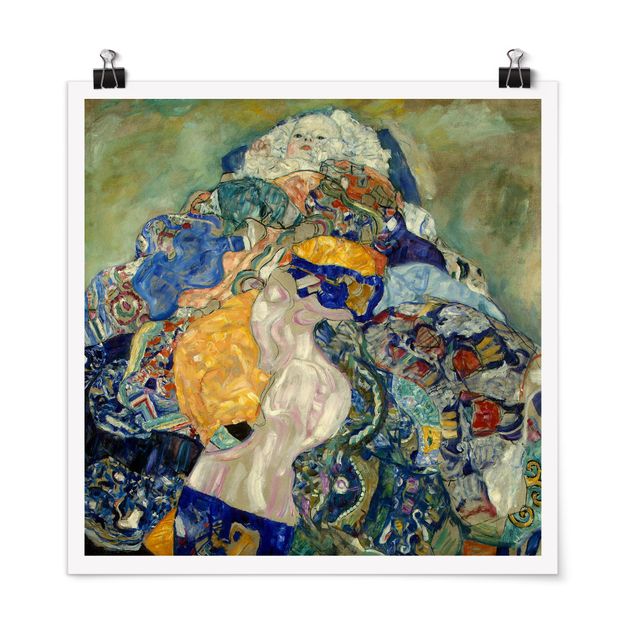 Poster - Gustav Klimt - Baby (cradle)