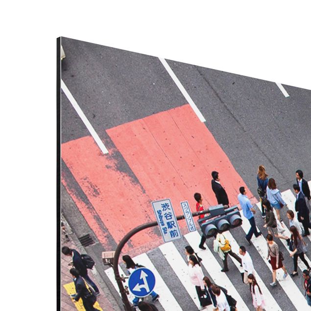 Print on aluminium - Shibuya Crossing in Tokyo