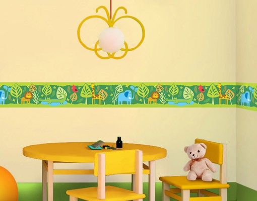 African wall stickers no.BP3 Zoo Animals