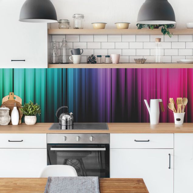 Splashback abstract Rainbow Display II