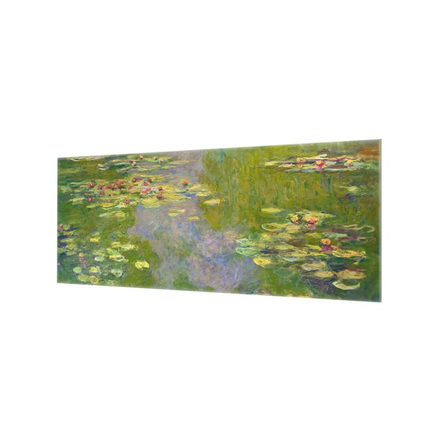 Splashback - Claude Monet - Green Waterlilies