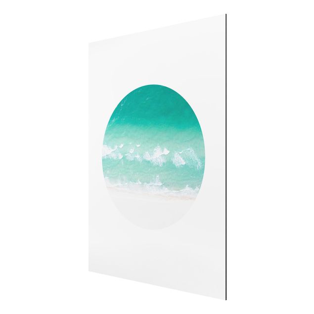 Print on aluminium - The Ocean In A Circle
