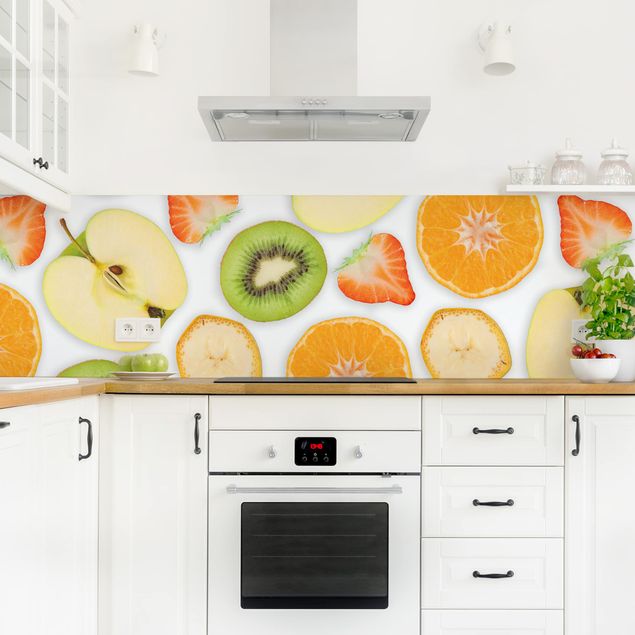 Kitchen wall cladding - Colourful Fruit Mix