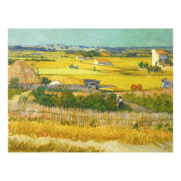 Glass Splashback - Vincent Van Gogh - Harvest - Landscape 3:4