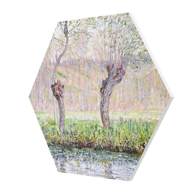 Forex hexagon - Claude Monet - Willow Trees Spring
