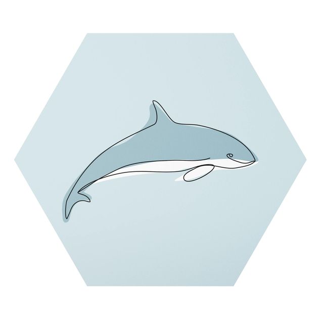 Forex hexagon - Dolphin Line Art