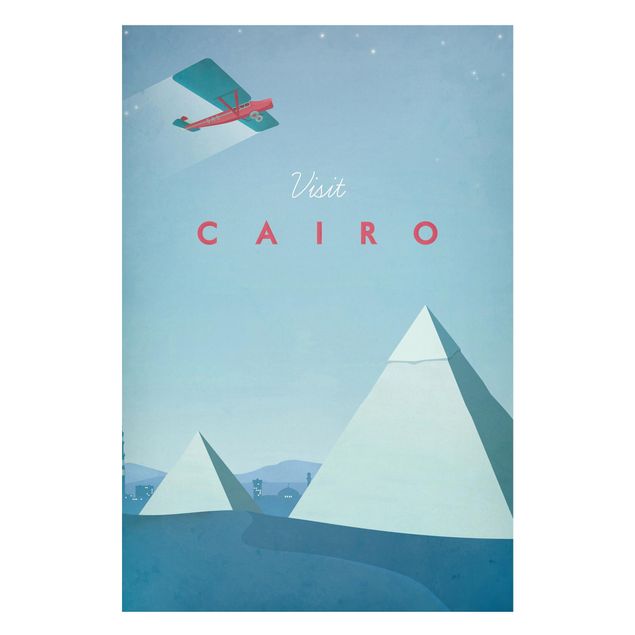 Magnetic memo board - Travel Poster - Cairo
