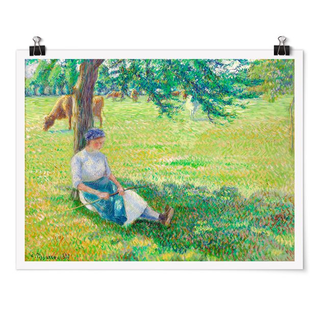 Poster - Camille Pissarro - Cowgirl, Eragny