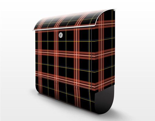 Letterbox - Tartan Designpattern 39x46x13cm