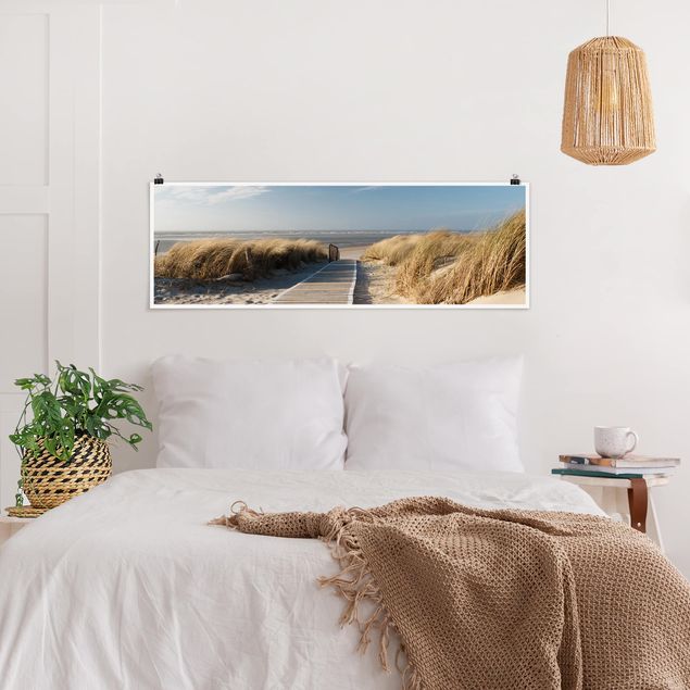 Panoramic poster beach - Baltic Sea Beach