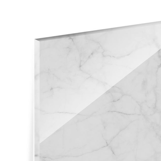 Glass Splashback - Bianco Carrara - Landscape 3:4