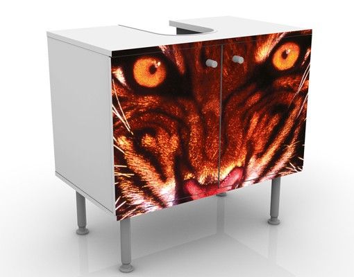 Wash basin cabinet design - Wild Tiger
