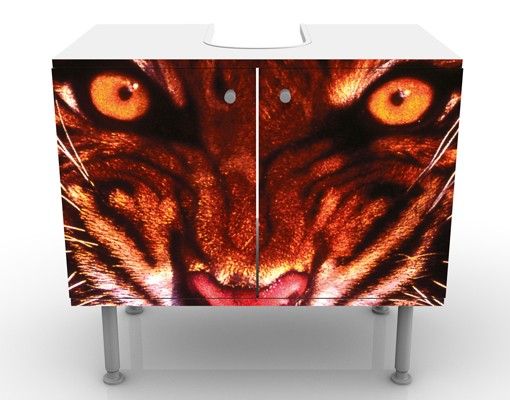 Wash basin cabinet design - Wild Tiger
