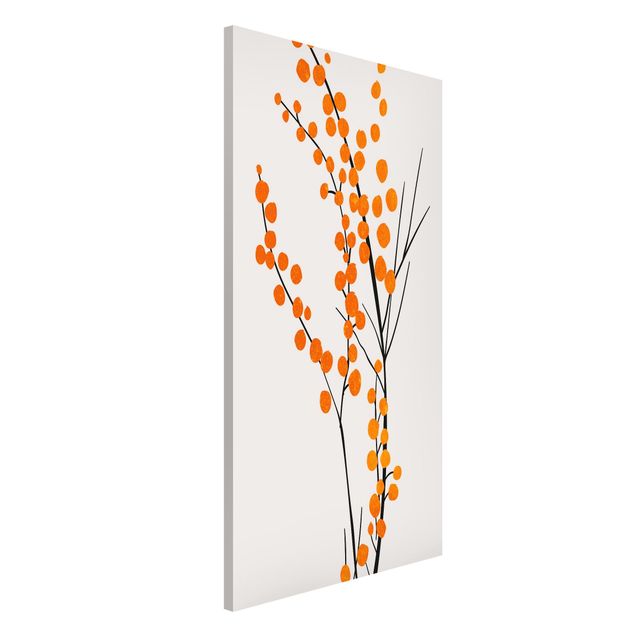 Magnetic memo board - Graphical Plant World - Berries Orange