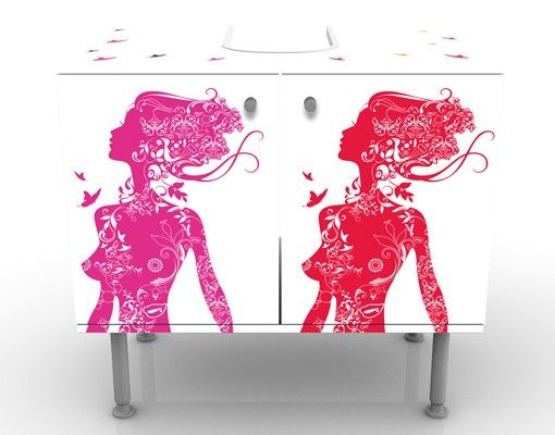 Wash basin cabinet design - Deco Beauty
