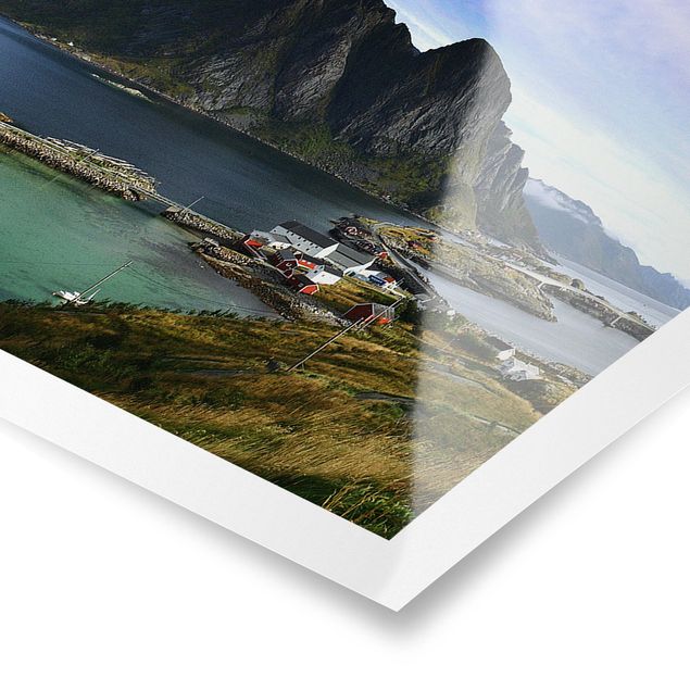 Panoramic poster nature & landscape - Nordic paradise