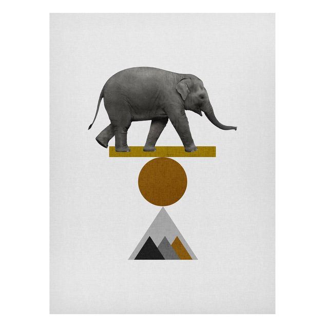 Magnetic memo board - Art Of Balance Elephant