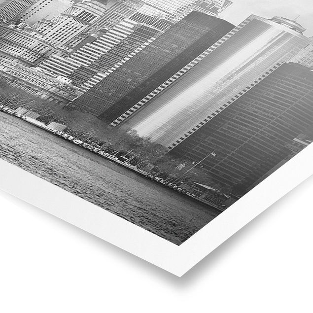 Panoramic poster architecture & skyline - No.YK1 New York II
