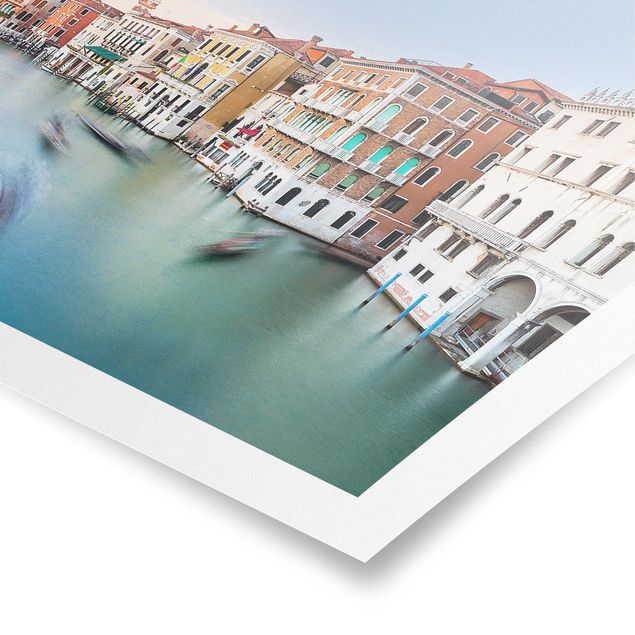 Poster - Grand Canal View From The Rialto Bridge Venice