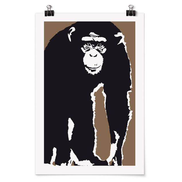 Poster animals - No.TA10 Chimpanzee