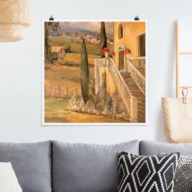 Poster - Italian Countryside - Porch