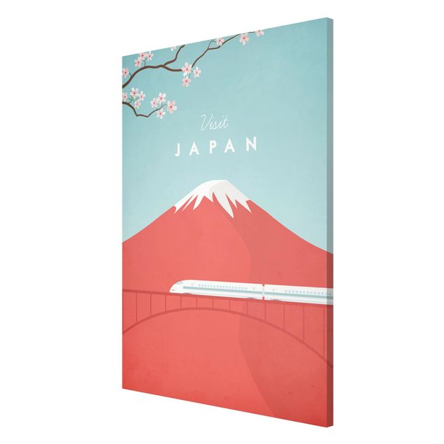 Magnetic memo board - Travel Poster - Japan