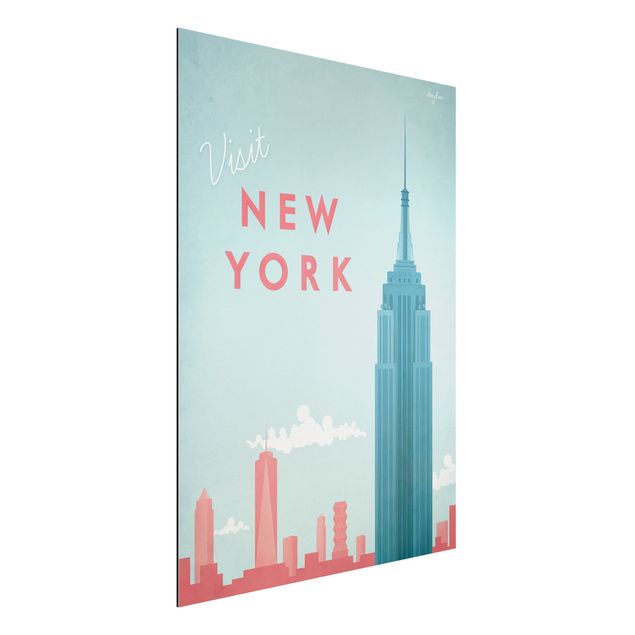 Dibond Travel Poster - New York