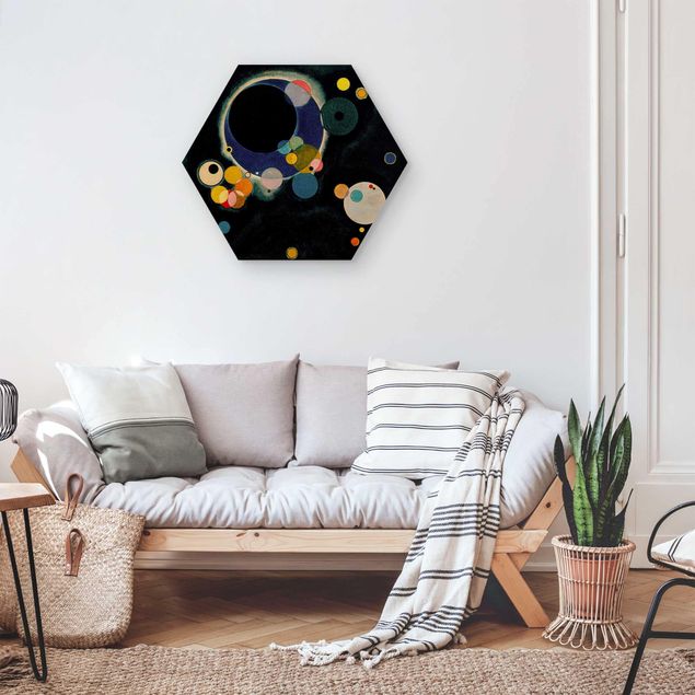 Wooden hexagon - Wassily Kandinsky - Sketch Circles