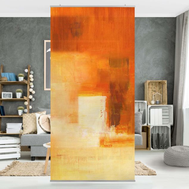 Room divider - Petra Schüßler - Composition In Orange And Brown 03