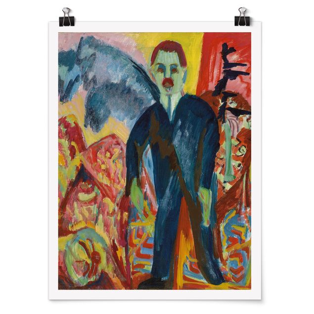 Poster art print - Ernst Ludwig Kirchner - The Hospital Attendant