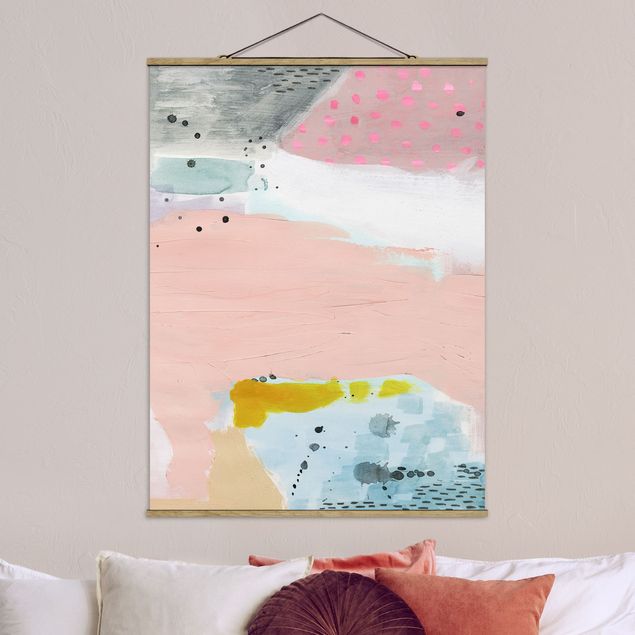 Fabric print with poster hangers - Blurred Dawn II